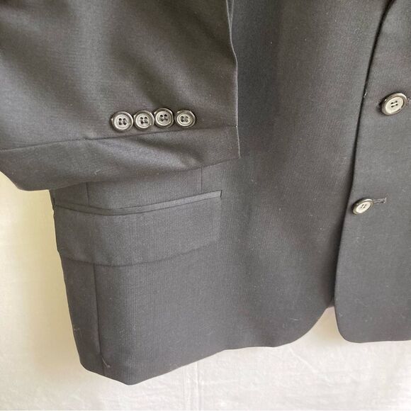 Ferretti Uomo Black Suit Jacket Blazer Wool Men’s 44S Sports Coat - Picture 4 of 16